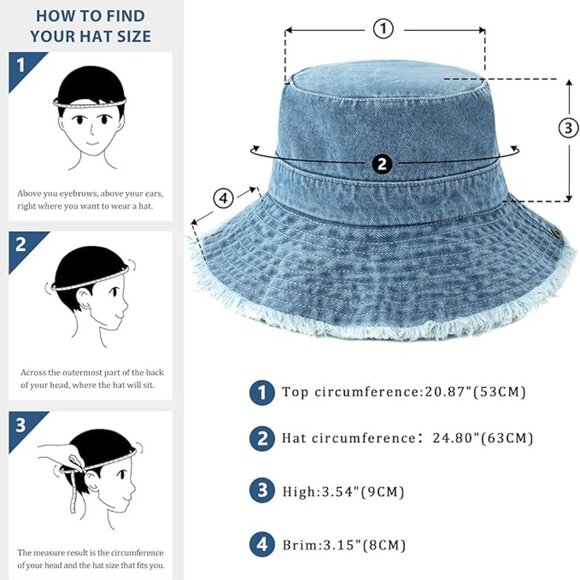 Denim Cowboy Hat